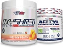 EHP Labs Non-Stim + Acetyl Bundle - OxyShred Thermogenic Pre Workout Powder & Shredding Supplement - Acetyl L-Carnitin - unterstützt natürliche Energieproduktion, hilft Stoffwechsel, & Gesunde Gehirnfunktion