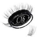 Lashify Curl 16mm Gossamer Wimpern Extensions Refill, Schwarz, DIY False Lashes für einen natürlichen Look