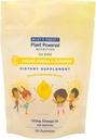 Wiley's Finest Kids Vegan Omega-3 Gummie - Natürlicher Zucker - Vegetarische DHA, ALA & SDA - Glutenfrei - Lemon Flavor, 30 Gummis