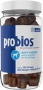Probios für Hunde Weichkäse, Probiotika für Hunde, Tägliche Ergänzung für Gut Gesundheit, Verdauung und Immununterstützung, Kleine Zucht, 4.23oz