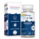 SOLARAY Berberine Phytosome - 9X Absorption und Easy-to-Digest - Standardisiert auf 30% Berberine HCl - Vegan, Made without Soy - 60-Day Garantie - 30 Servietten, 30 VegCaps