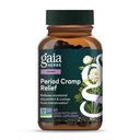 Gaia Kräuter Cramp Relief - Kräuterergänzung für Hormon Balance & Period Cramp Relief - Hergestellt mit Bio-Licorice-Root, Weiße Peony-Root, Turmeric & More - 60 Vegan-Kapseln (60 Servietten)