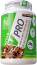 NutraKey V-Pro, Raw Plant Protein Powder, Organic, Vegan, Low Carb, Glutenfrei mit 20g Protein (Chocolate) 2-Pound