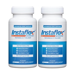 Instaflex Advanced Joint Support Nutritional Supplement Capsule mit Doctor Formulated Joint Relief Supplement, mit UC-II Collagen & 5 Andere Joint Discomfort Fight Ingredients, 60 Ct