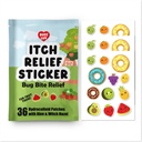 Hydrocolloid Itch Relief Patch, für Moskitos, Ticks, Midges, Sandflies Bug Biss Relief, Anti-Itch Patch mit Aloe und Hexenhazel, Insekten Biss Relief, Kid-Friendly, Natural Fruit Theme