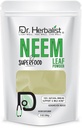 Dr. Herbalist Neem Leaf Powder 200g - Azadirachta Indica für Haut, Haar & Gesamt Wellness - 100% natürlich, vegan-Friendly & Cruelty-Free
