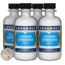 Calciumcarbonat / 1 Pfund / 4 Flaschen / 97,55% reines Lebensmittel-Grad/Fine-Pulver