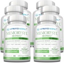 Genehmigte Science MemorySyl - Memory Boosting Supplement - Verbesserung des Fokus und der Konzentration - Schutz vor kognitiver Decline - mit Lion's Mane und BioPerine - 6 Monate Versorgung - Vegan