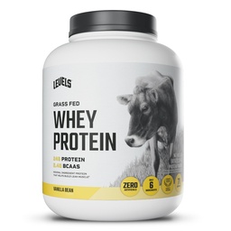 Levels Gras Fed Whey Protein Powder, No Artificials, 24G Protein, Vanilla Bean, 5LB