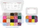8 & 20 Confronto Grande Caso di Pillola con Guarnizione Airtight - Silicone Guarnizione Med Box impermeabile con mappa di farmaci (Combo Pack - 20 & 8 Confronto)
