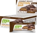 MusclePharm Combat Sport Bar, Chocolate Peanut Butter Cup, High Protein Bars, Combat Cravings, Treibstoff Performance & Meet Energy Demands, 20g Protein von Whey Protein, 5g Fiber, Gluten Free, 12 Bars