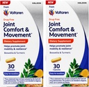 Voltaren Joint Comfort & Movement, Supplemento dietetico, Facile da ingoiare, 30 conteggio (Pack of 2)