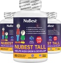 NuBest Tall Kids - Multivitamine & Minerals für Alter 2 bis 9 - Knochenfestigkeit & Immunität Unterstützung - Hilft Kindern, Kleinkinder Gesund - Tierformen - 180 Kaubare Berry Tabletten | 3 Monate Versorgung