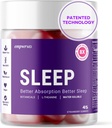 Schlafunterstützung (45-Tage-Versorgung), Nahrungsergänzung, Valerian, 1mg Melatonin, Zitronenbalsam, Kamille, Paket May Vary, Made in USA