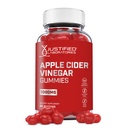 Justified Laboratories Apfel Apfel Apfelessig Gummies 1000MG ACV Hergestellt aus der Mutter mit Granatapfelsaft Rübe Wurzel B12 60 Gummys
