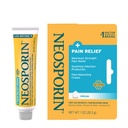 Neosporin + Maximum-Strength Pain Relief Dual Action Cream, Erste Hilfe Top-Antibiotische und Analgetik Creme für Wund Pflege von Minor Cuts, Scrapes und Burns, Polymyxin B & Pramoxine HCl, 1 Unze
