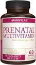Pränatales Multivitamin - Hilft Pregnancy Health zu fördern - Unterstützt Immunsystem & Fetale Entwicklung - essentielle Nährstoffe für Mom & Baby - sichere Formel - Nahrungsergänzung - 60 Tabletten
