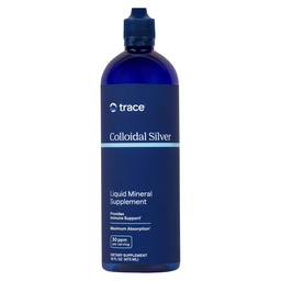 Trace Minerals Kolloidales Silber - Reine kolloidale Silberergänzung für Immununterstützung - Natürliche Mineraltropfen - Hochfeste Formel - Glutenfrei - Vegan - 16 fl oz (48 Portionen)