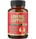 agobi 7in1 Adrenal Support Supplement - Äquivalent zu Concentrated Ashwagandha, Panax Ginseng, Rhodiola Rosea & More - 60 Kapseln 2 Monat für Body Balance