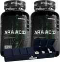 Enhanced Athlete - Arachidonsäure-Ergänzung - Muskel- und Kraft-Ergänzung für erhöhte Muskelmasse und verbesserte Erholung für Männer und Frauen (120 Kapseln) - 2 Pack mit Kinara Pill Organizer