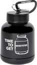 ONMYWHEY Double Scoop (180cc) Protein und Supplement Keychain Funnel, Zeit, um Wheysted zu erhalten
