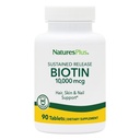 NaturesPlus Biotin, Sustained Release - 90 Tabletten - Vegetarisch, Glutenfrei - 90 Portionen