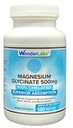 Wunder Laboratories Magnesium Glycinate 500mg, 100% Chelat für Superior Absorption, Non-GMO, NO Gluten Dairy & Soy, unterstützt Muskel, Gelenk und Herzgesundheit (120)