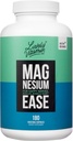 Lively Vitamin Co. Magnesium Ease - Chelat - Hochverfügbar - Spannung - Nerven - Immunfunktion - RLS - Gluten Dairy Soy Free - Non-GMO - 180 Vegan Kapseln