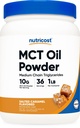 Nutricost Premium MCT Ölpulver (1 LB) (Salted Carmel) - Best für Keto, Ketosis und Ketogenic Diäten - Non-GMO und Glutenfrei, Mittelkette Triglycerid