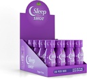 Sleep Shot von Alfa Vitamins - Enthält 10 MG von Melatonin, Vitamin B6, L-Theanin für gesunde Schlaf & Nacht Routine- 2.5oz Shot Bottle - 20 Pack