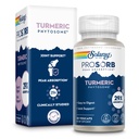 SOLARAY ProSorb Kurkuma-Ergänzung Phytosome 500 mg - 29X Hohe Absorption Kurkuma-Ergänzung für Joint Health Support - Easy-to-Digest Curcumin, Vegan, 60-Day Garantie, 30 Serv, 30 VegCaps