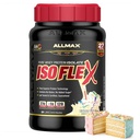 ALLMAX Nutrition - ISOFLEX Whey Protein Powder, Whey Protein Isolate, 27g Protein, Geburtstagskuchen, 2 Pfund