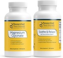 Geforschte Ernährungsweisen Soothe & Relaxx Bundle mit Magnesium Glycinat - Hohe Absorption Magnesium + Mind & Muskelunterstützung*