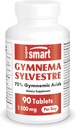 Supersmart - Gymnema Sylvestre 1500 mg pro Tag (High Strength) - 75% Gymnemic Acids Supplement | Non-GMO & Gluten Free - 90 Tabletten
