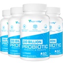 200 Billion Cfus 12 Strains Probiotic, mit 3 Bio-Präbiotika, Probiotika für Frauen Männer, Tägliche Ergänzung für Immun, Gut, Verdauungsgesundheit, Regal stabil, Non GMO, 240 Caps (240-Days Versorgung)