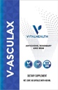Vital Health V-Asculax Zirkulation Unterstützung – Herzgesundheit, Blutfluss, Flüssigkeitsretention & Arterial Zirkulation – Natürliche Kräuterformel mit Hexenhazel, Rue, Artichoke, Rosmarin, MSM & Pferdeschwanz