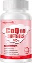 CoQ10-400mg-Softgels mit PQ, BioPerine & Omega-3, Coenzym Q10(Ubichinon)-Ergänzung für High-Absorption, leistungsstark-Antioxidant, Support Heart & Energy-Production, 120 Portionen