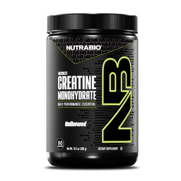 NutraBio Pure Micronized Creatine Monohydrate Powder Supplement, Unflavored, (300 g) - Unterstützt Bulk Muscle Energy, Recovery, and Strength - HPLC getestet Creatine Powder Supplement für Männer und Frauen