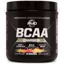 PMD Sports BCAA Charged Delicious Amino Acid Drink Mix for Performance and Recovery - Erhöhung der Muskelfunktion für Workout und tägliche Energie - Sauer Peach Ring (30 Servierungen)