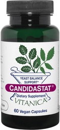 Vitanica Candidastat, Soutien équilibré, Vegan, 60 capsules