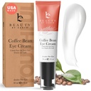 Beauty by Earth Caffeine Eye Cream für Puffiness & Bags Under Eyes - USA Made with Natural & Organic Ingredients, Under Eye Cream for Dark Circles with Glycerin & Vitamin E, Brightens & Refreshes