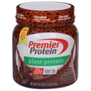 Premier Protein Pulver Pflanzenprotein, Schokolade, 25g pflanzliches Protein, 0g Zucker, Glutenfrei, keine Soja- oder Dairy-Zutaten, 15 Portionen