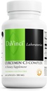 DAVINCI Labs Curcumin C3 Complex - Nahrungsergänzungsmittel zur Unterstützung von Gallenblase Funktion und gesunden Leber - mit Curcuminoiden und Bioperine Fruchtextrakt - Glutenfrei - 60 vegetarische Kapseln