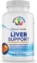 Liver Support Kräuter-Ergänzungen - 60 Kapseln - Erweiterte Formel für Lebergesundheit - Unterstützung Fat Metabolism - Assists Verdauungsenzyme, Leberentgiftungen