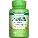 Nature's Truth Turmeric Curcumin Capsules | 90 Count | mit 95% Standardisierte Curcuminoide und Bioperine | Non-GMO und Gluten Kostenlose Ergänzung
