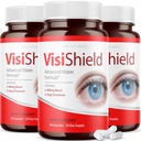(3 Pack) Visishield Advanced Vision Formula for Eyes Supplement Pills Vitamins (180 capsule)