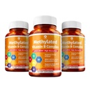 1 Body Vitamin B Complex 3 Pack – Bioverfügbare B Vitamine mit 5-MTHF Folate, B1, B2, B5, B6, Methyl B12, Niacin & Biotin – Non-GMO, Vegan, Made in USA
