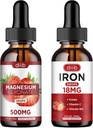 Flüssige Eisenergänzung für Frauen Magnesium Glycinat Flüssigkeitstropfen