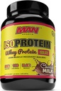 MAN Sports ISO-Proteina 100% Polvere isolata di proteine del siero puro, Latte di cioccolato, 2 sterline