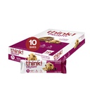 Denk nach! Delight, Keto Protein Bars, Gesunde Low Carb, Gluten Free Snack - Schokolade Peanut Butter Cookie Dough, 10 Count (Verpackung Mai Vary)